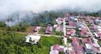 Karhutla di Tembilahan Mendekati Pemukiman Masyarakat