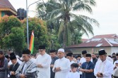 Wako Pekanbaru Salat Idul Adha di Lapangan Perumahan Sidomulyo