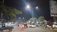 Dishub Pekanbaru Intensifkan Perbaikan  Lampu Penerangan Jalan Umum