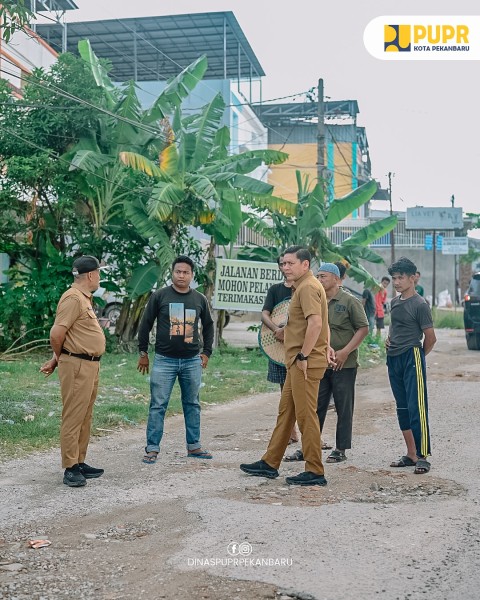Dinas PUPR Pekanbaru Segera Realisasikan Perbaik Jalan Lily