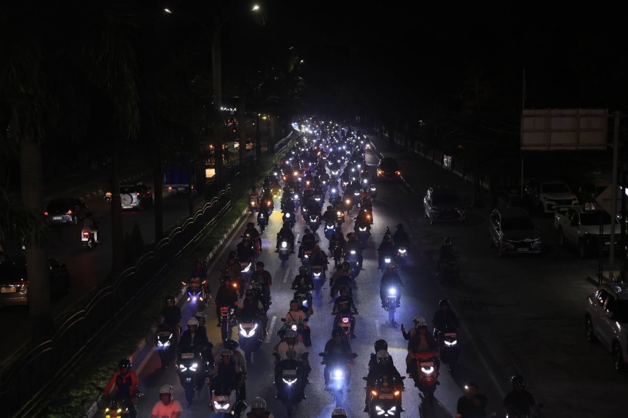 Warga Antusias Ikuti Night Ride 2026