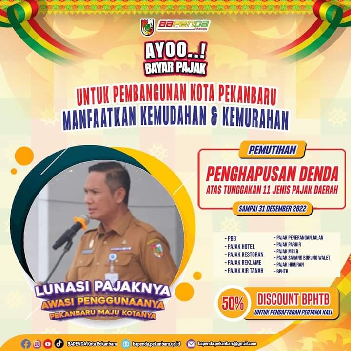 Jelang Akhir Tahun , 3 Realisasi Pajak Daerah Masih Rendah