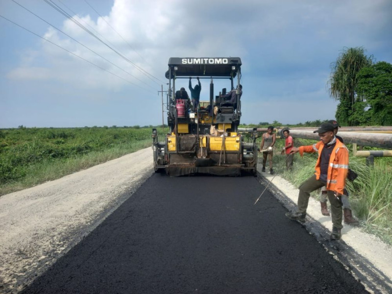 Pemprov Riau Perbaiki Ruas Jalan Provinsi di Bengkalis