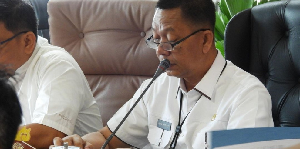 Kepala BPKAD Jadi Peserta Sosialisasi Nasional Perlindungan Jamsostek DBH Sawit Via Zoom Meeting