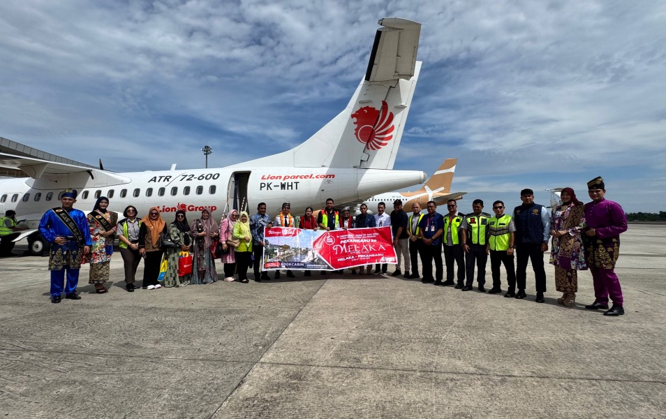 Bandara SSK II Buka Rute Pekanbaru-Melaka, Terbang Tiga Kali Seminggu