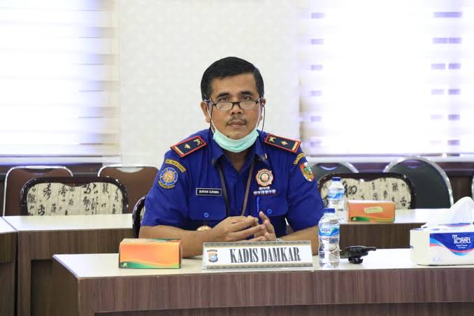 DPKP Kota Pekanbaru Siagakan Unit Damkar Bantu Pengamanan Pemilu 2024