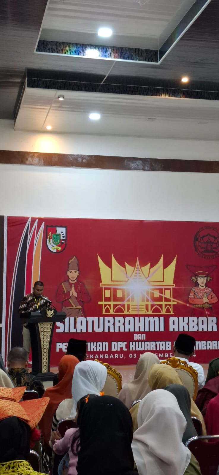 Silaturahmi Akbar dan Pelantikan DPC KWARTAB Pekanbaru Berlangsung Meriah