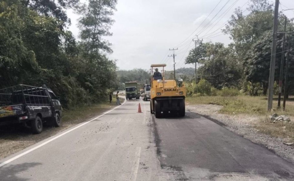 BPJN Riau Gesa Perbaikan Jalan Jalur Mudik Lebaran