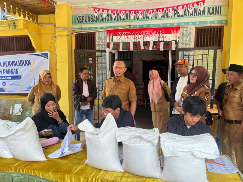 Penyaluran Bantuan Pangan 2026 di Kota Pekanbaru Sudah Dimulai