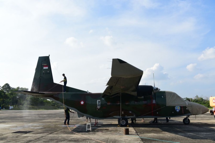 Pesawat Caravan Dikerahkan Atasi Karhutla Riau