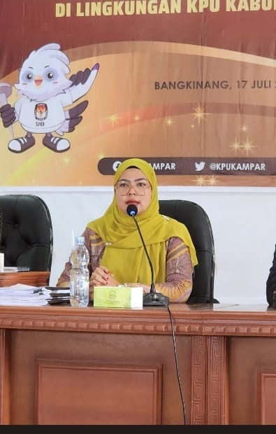 KPU Kampar Imbau Parpol Tertibkan Alat Peraga Kampanye Pemilu 2024