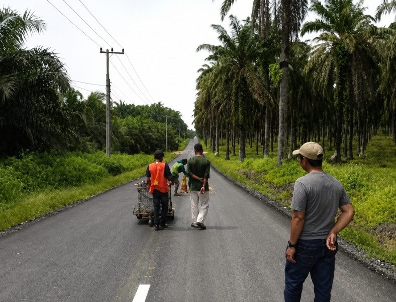 152,3 Km Jalan Kabupaten Siak Ditangani dan Libatkan CSR Perusahaan