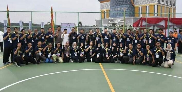 Ketua DPRD Kota Pekanbaru Hadiri Peresmian Sport Center dan Pembukaan Turnamen Futsal dan Volly Piala Walikota Pekanbaru 2023