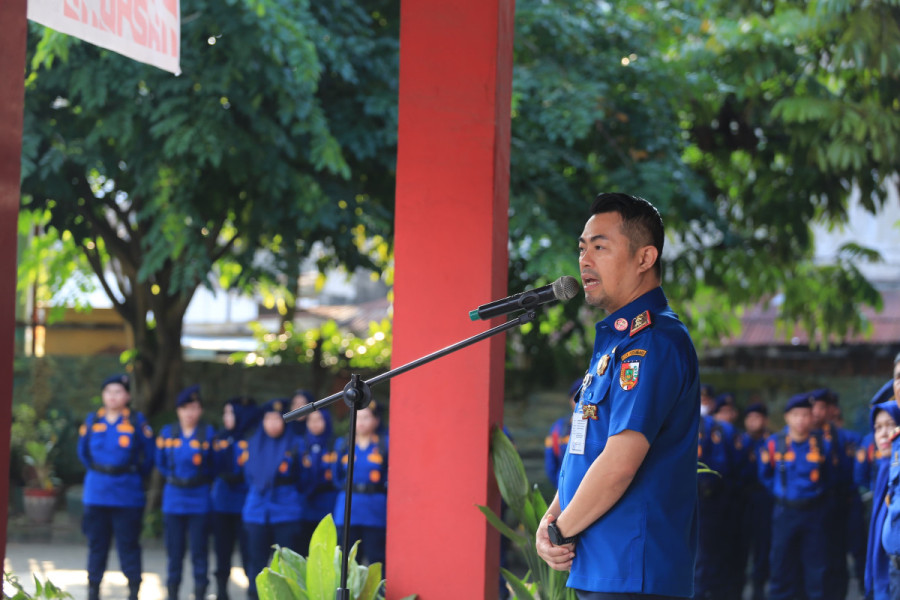 Pimpin Apel Pagi, Pj Wali Kota Pekanbaru Minta Damkar Hadir dan Berarti Bagi Masyarakat