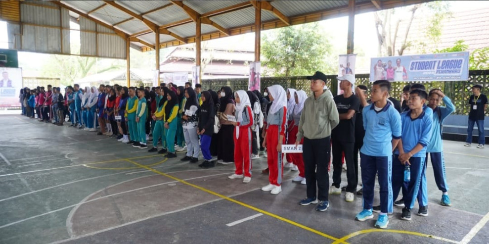Dispora Pekanbaru Gelar Liga Pelajar SMP dan SMA Tingkat Kota Pekanbaru