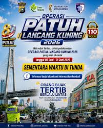 Operasi Patuh 2026 Ditunda Serentak Seluruh Indonesia