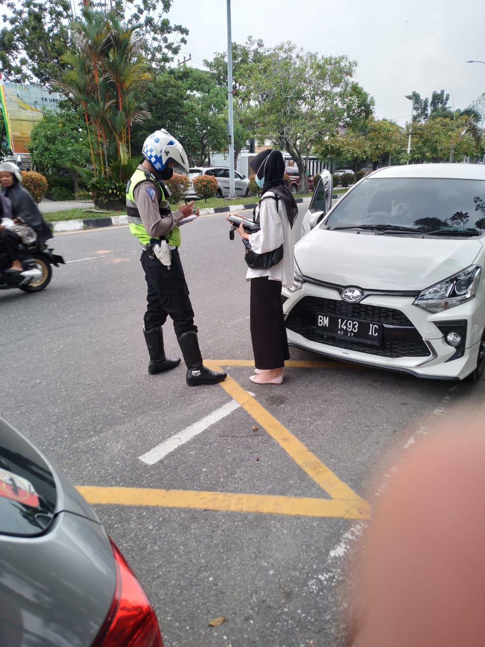 Langgar Aturan Parkir, Ratusan Kendaraan Ditindak Dishub Pekanbaru