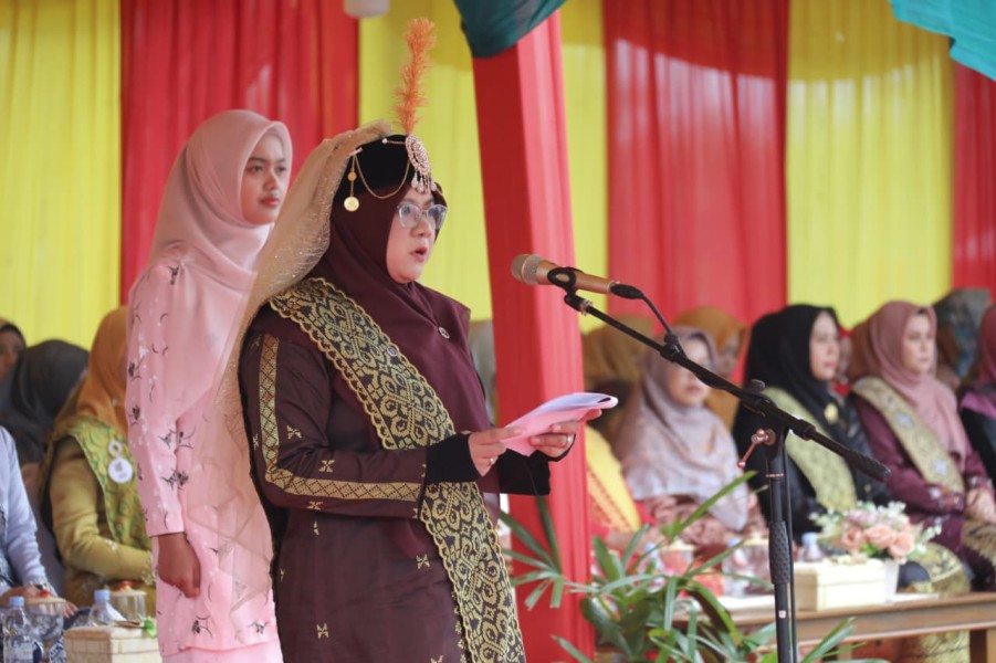 Dikonsep Sendiri, Ini Pidato Menggetarkan Bupati Afni di HUT ke-27 Kabupaten Siak