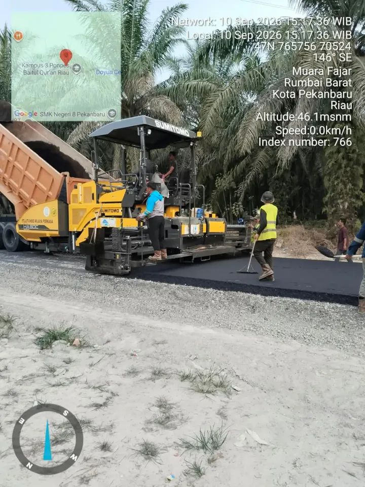 Sudah Overlay 34 Kilometer Jalan Rusak di Pekanbaru Diperbaiki