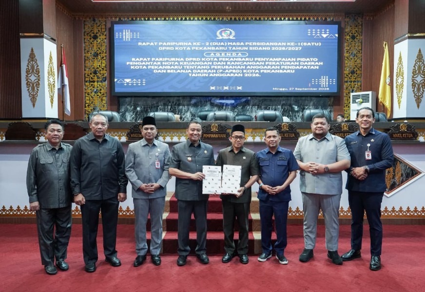 Estimasi APBD-P Pekanbaru  Tahun 2026 Capai Rp3,25 Triliun
