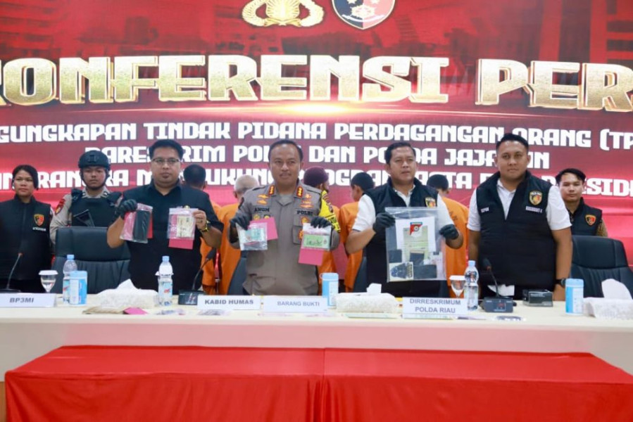 Polda Riau Berhasil Ungkap 16 Kasus TPPO, Amankan 22 Tersangka dan Selamatkan 41 Korban