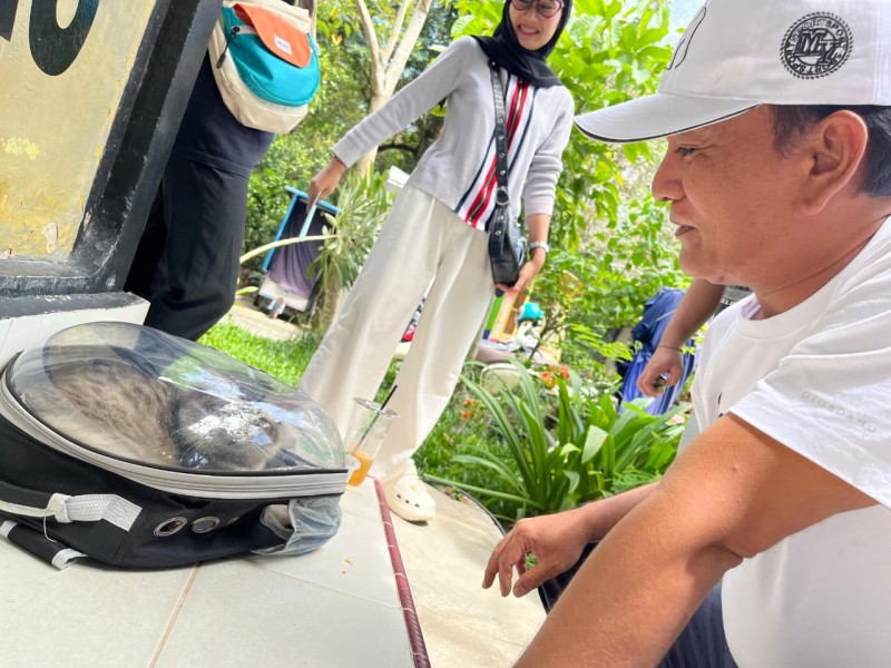 Tim Dinkes dan Distankan Kota Pekanbaru Buka Posko Vaksin Anti Rabies