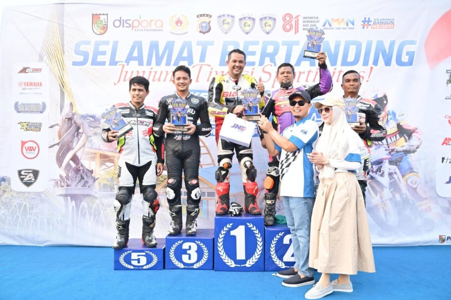 Moto Prix Piala Wali Kota Pekanbaru Sukses Digelar, Galang Rp120 Juta untuk Korban Bencana NTT dan Dongkrak UMKM