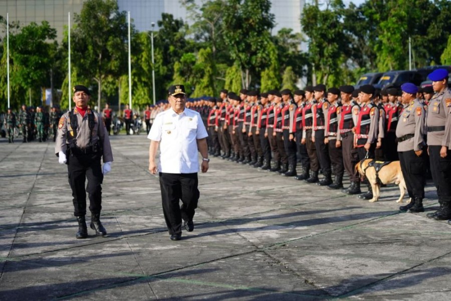 1.771 Personel Gabungan Amankan Malam Tahun Baru di Riau