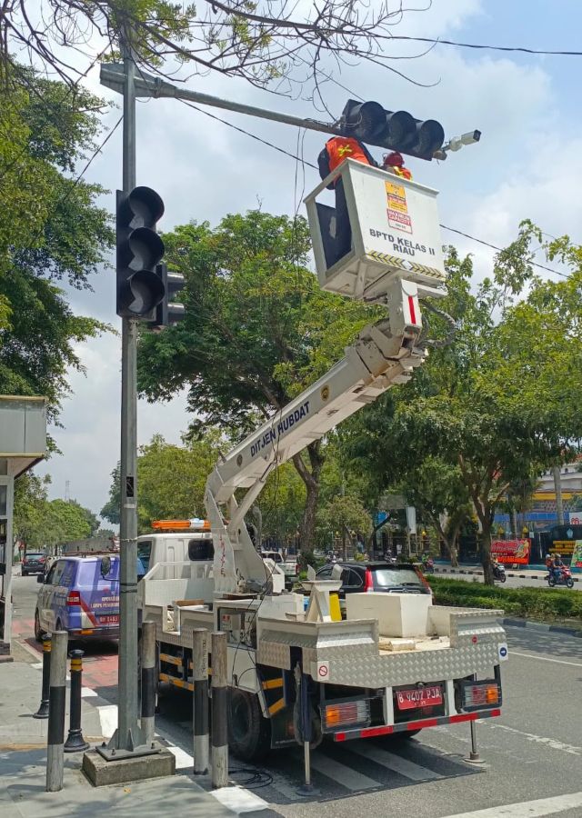 Pemko Pasang Dua CCTV Tambahan di Ruas Jalan Sudirman