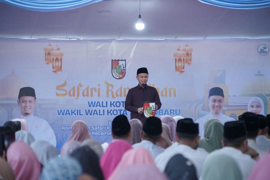 Safari Ramadan di Rumbai Barat, Wali Kota Ajak Pejabat dan Warga Makmurkan Masjid Al Kastoeri