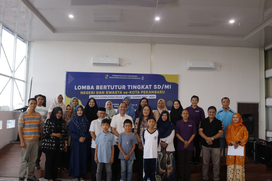 Dispusip Pekanbaru Miliki Beragam  Koleksi Buku di Perpustakaan Digital