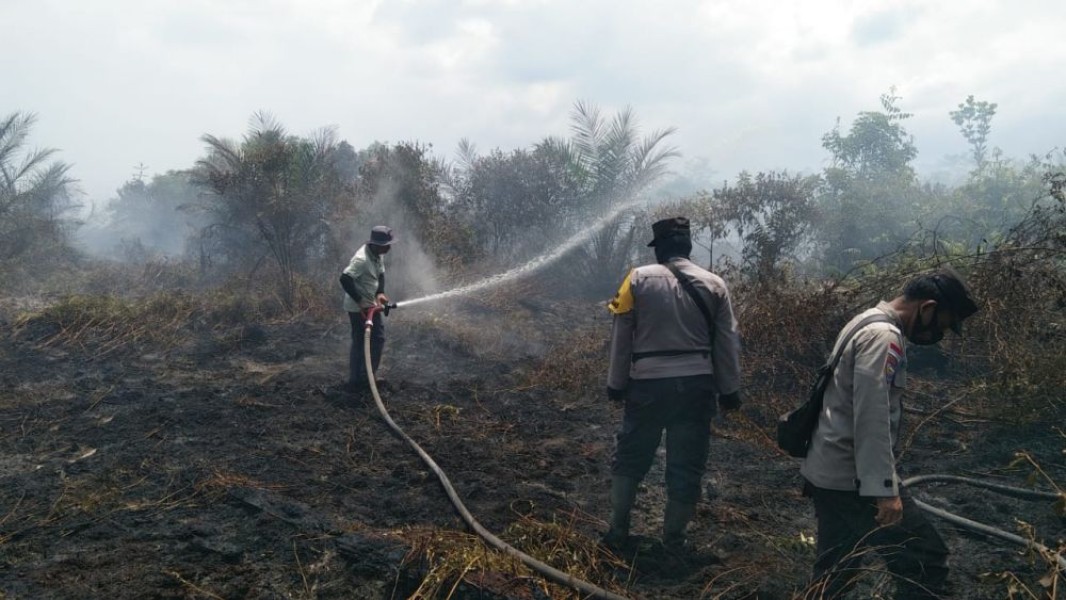 Dua Heli Dikirim ke Rohul, Padamkan Karhutla di Perbukitan