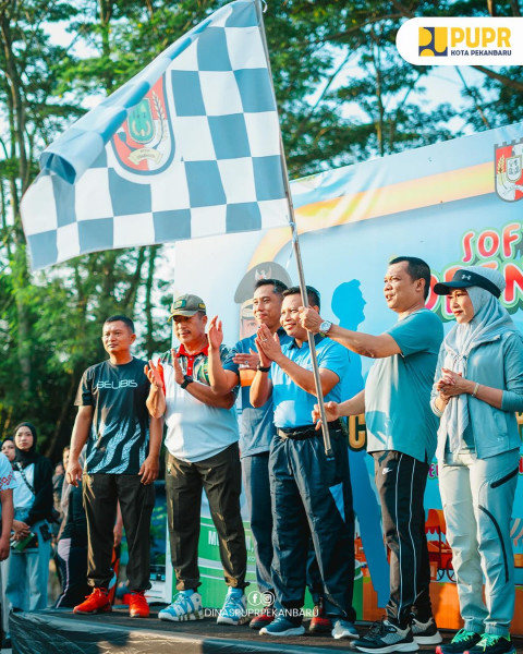 Dinas PUPR Pekanbaru Rampungkan Pembangunan Taman Labuai Pekanbaru City Walk