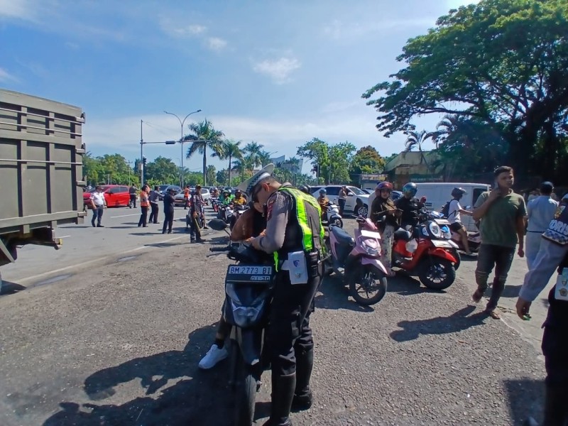 Razia di Purna MTQ, Kendaraan ODOL dan Pajak Mati Jadi Target