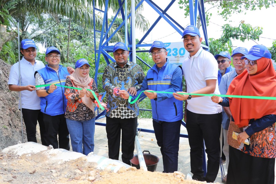 Empat Sumur Air Bersih Diresmikan di Minas, 95 rumah masyarakat Jadi Penerima Manfaat