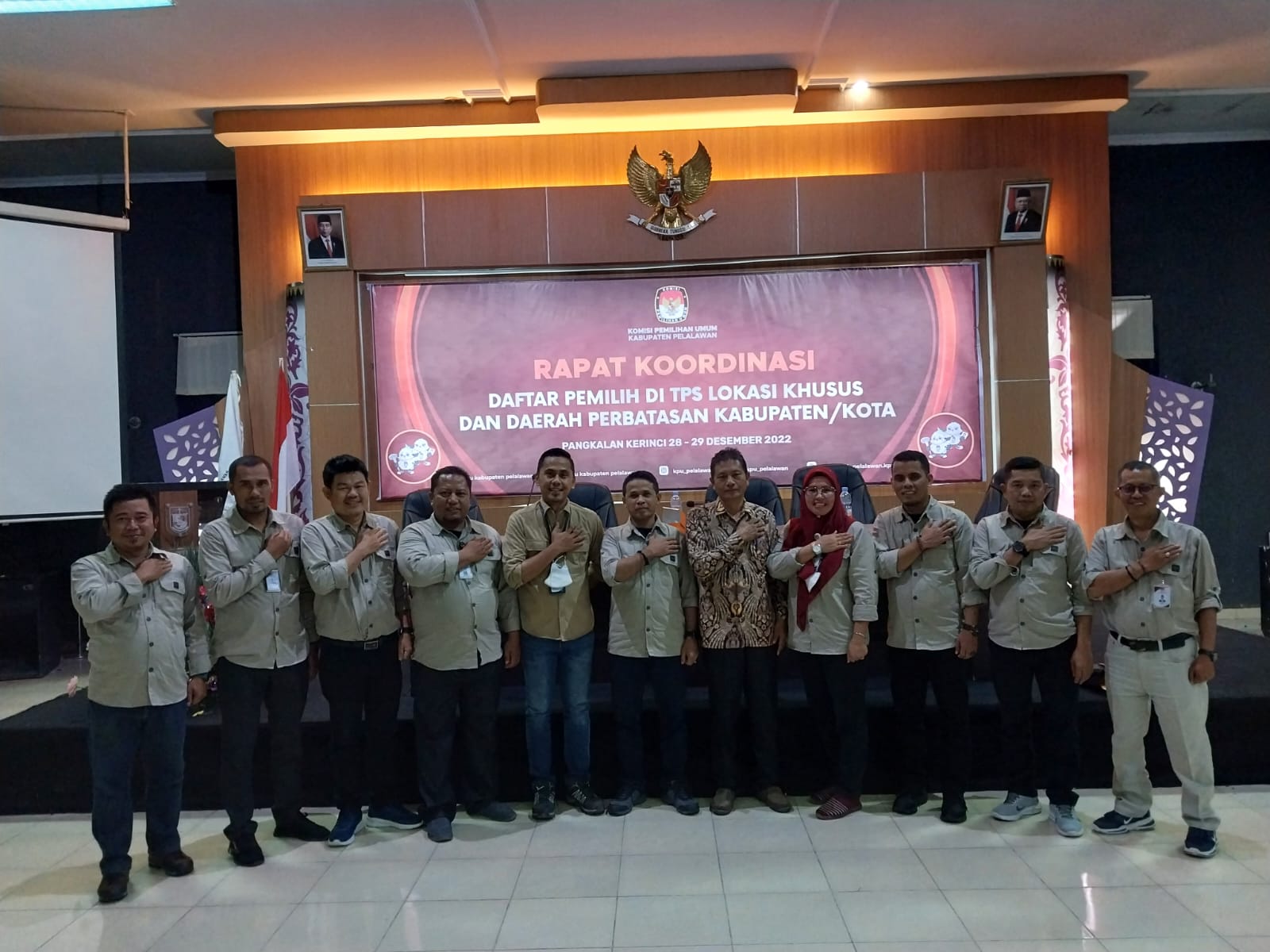 KPU Riau Gelar Rakor TPS Khusus