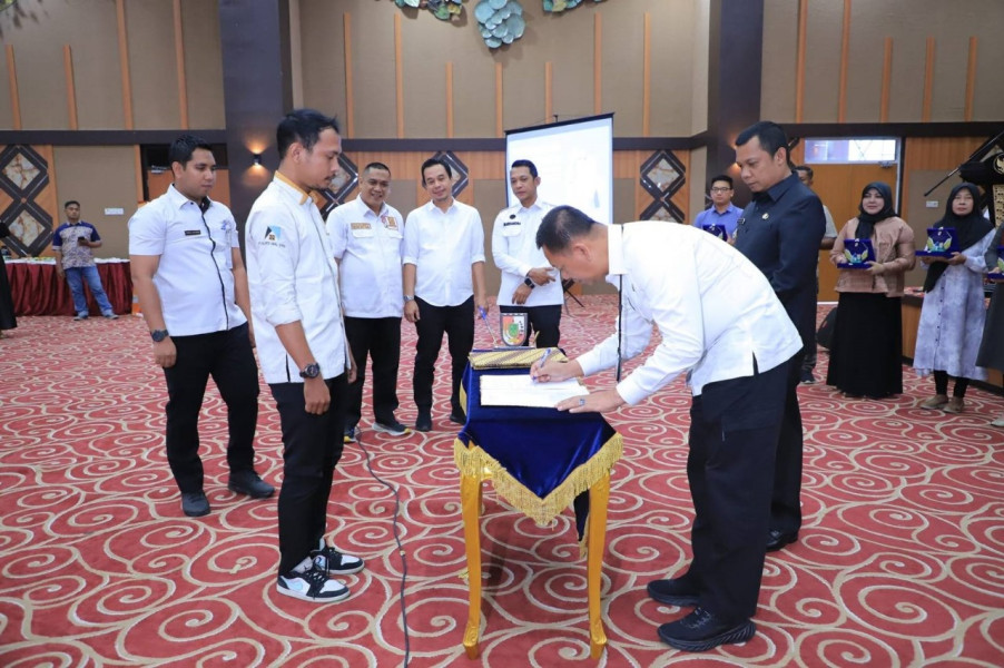 Pemko Pekanbaru Terima Aset Fasos dan Fasum dari Pengembang Perumahan
