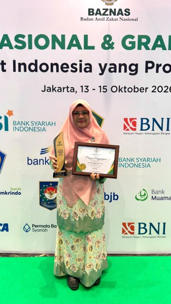 Bupati Siak Afni, Satu-satunya Kepala Daerah dari Riau Penerima Grand Award Baznas RI