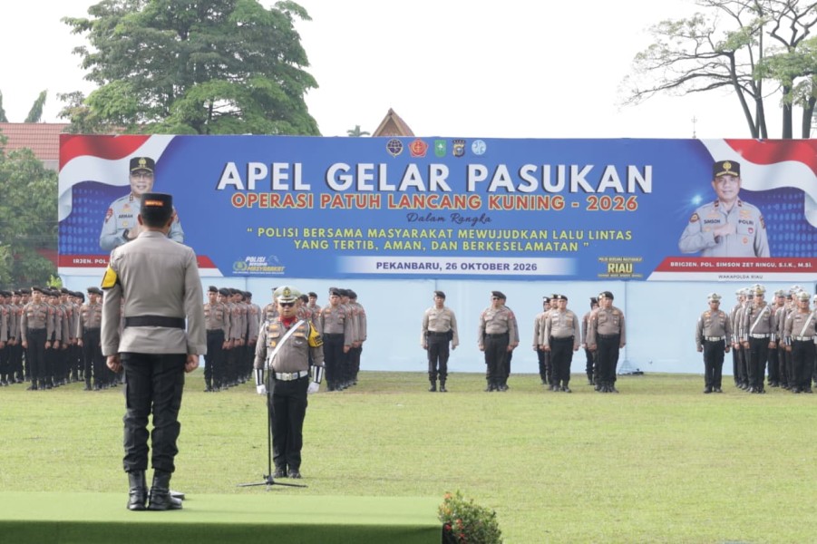 Resmi Digelar, Operasi Patuh Lancang Kuning 2026 Sasar 10 Pelanggaran