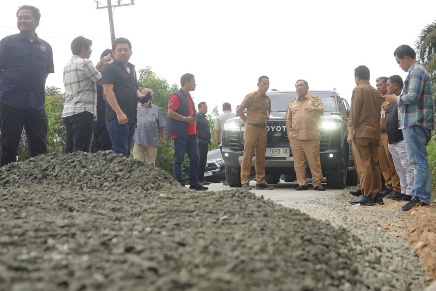 Plt Gubernur Riau Instruksikan Perbaikan Jalan di Siak