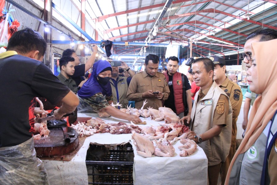 Tim Saber Pantau Ketersediaan Pangan di Pasar Tradisional Pekanbaru