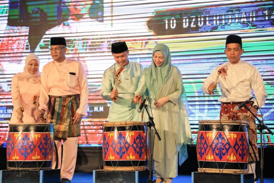Pawai Takbir Idul Adha di Pekanbaru Berlangsung Meriah