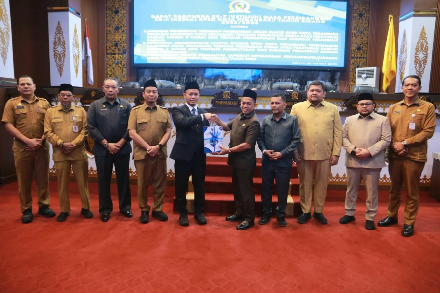 Walikota Agung Nugroho Sampaikan LKPj Tahun 2025 ke DPRD