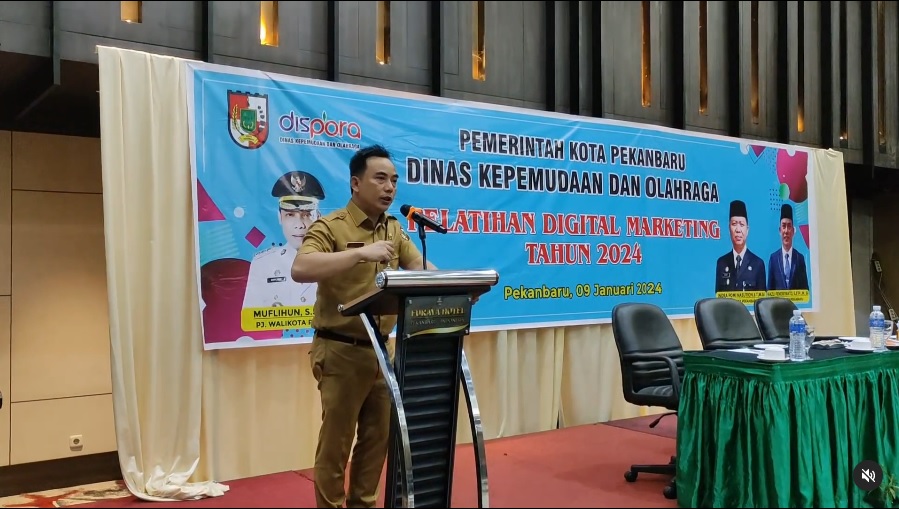 Dispora Pekanbaru Gelar Pelatihan Digital Marketing 2024 Untuk Anak Muda Pelaku Usaha Ekonomi Kreatif