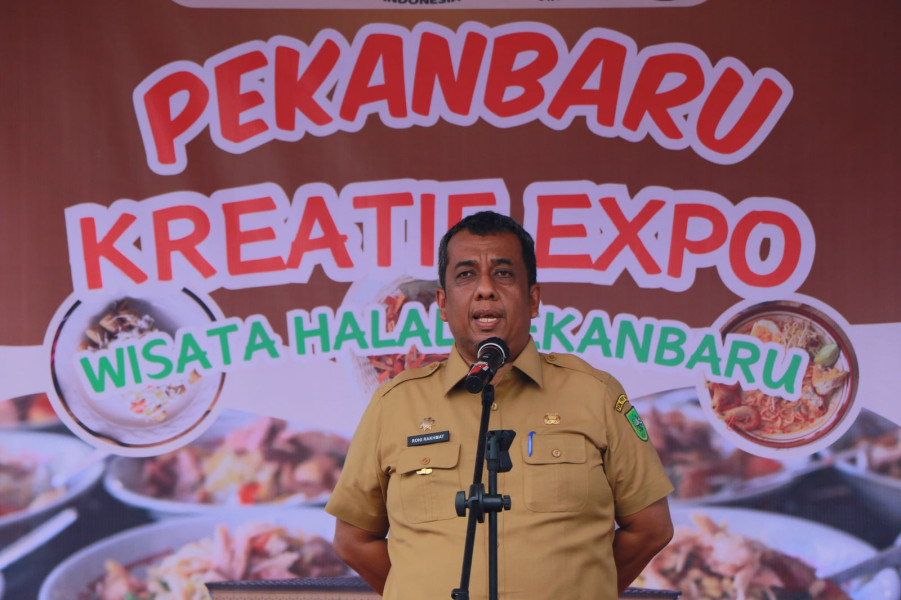 Pj Walikota Buka Acara Kreatif Expo Wisata Halal Pekanbaru Tahun 2024