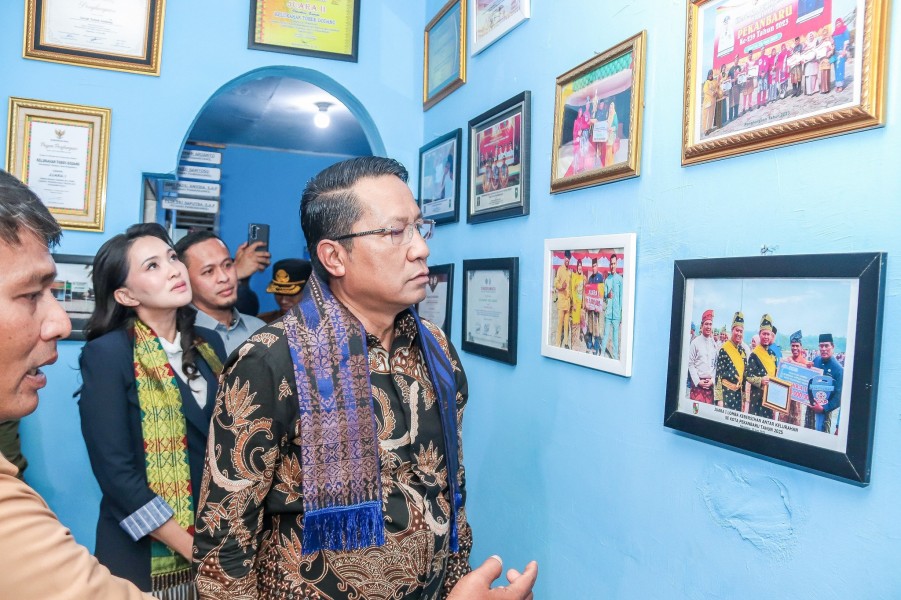 Menteri Hukum RI Kunjungan Kerja Ke Kelurahan Tobek Godang Kota Pekanbaru