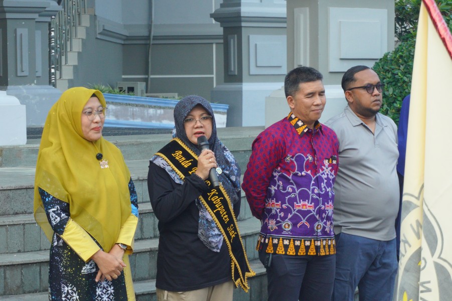 Selamat Bertanding! Bupati Afni Lepas Kontingen PORSENI IGTKI ke Kuansing