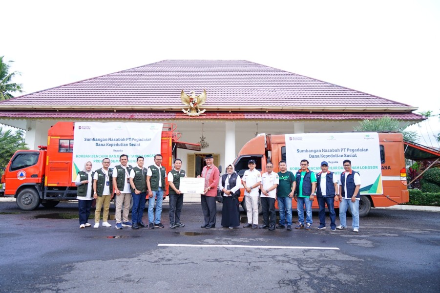 PT Pegadaian  Berikan Bantuan Untuk Korban  Bencana Banjir dan Longsor Sumbar