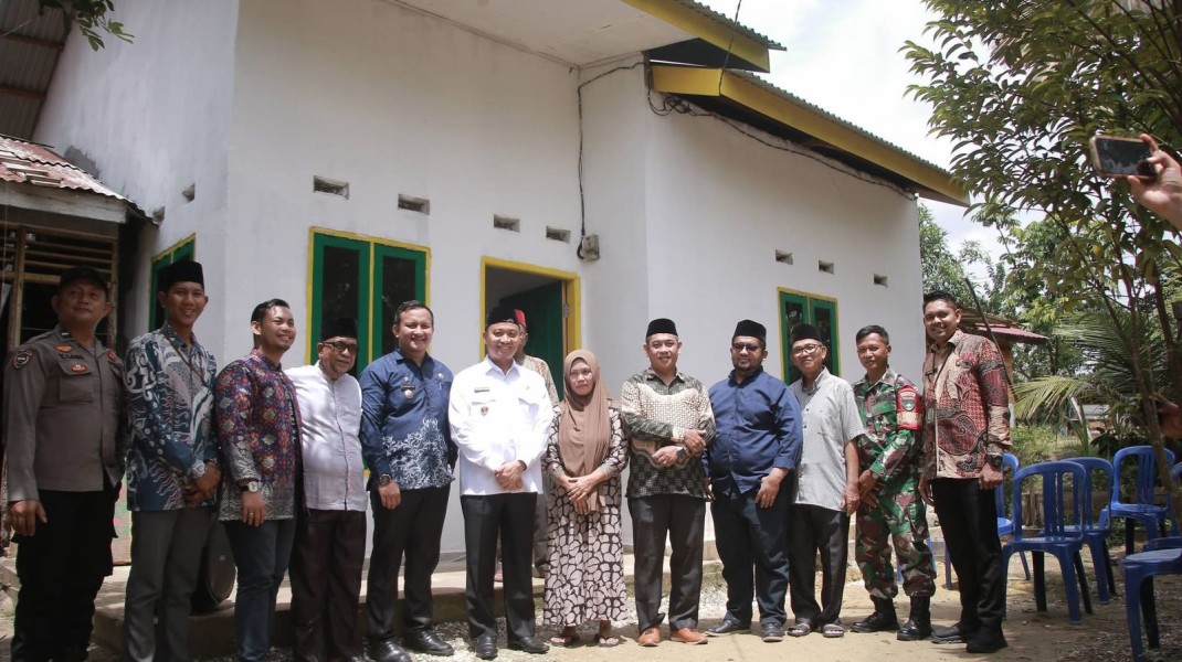 Wawako Pekanbaru Resmikan RLH Bantuan Baznas Riau di Bencah Lesung