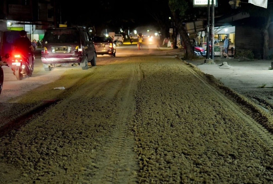 Bertahap, Dinas PUPR Pekanbaru Perbaiki Jalan Rusak